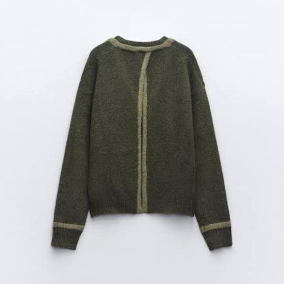 Zara Open Back Knit Sweater M - Picture 3 of 7